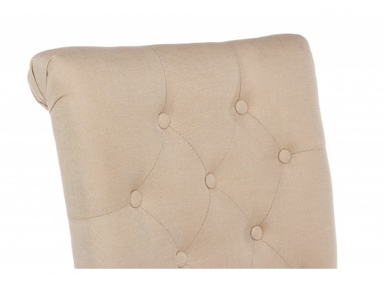 Стул Amelia white / fabric cream