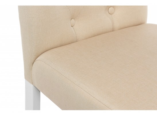 Стул Amelia white / fabric cream