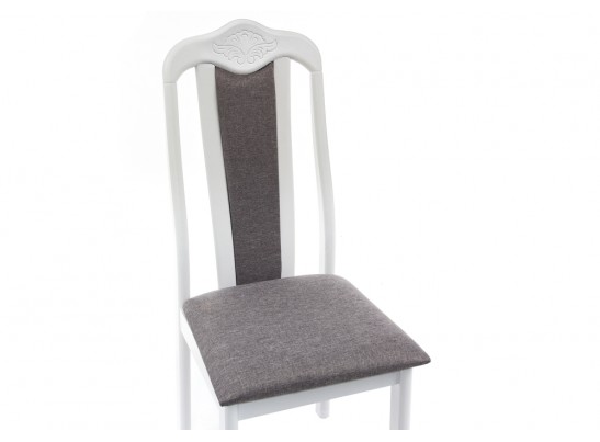 Стул деревянный Aron Soft white / light grey
