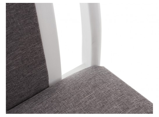 Стул деревянный Aron Soft white / light grey