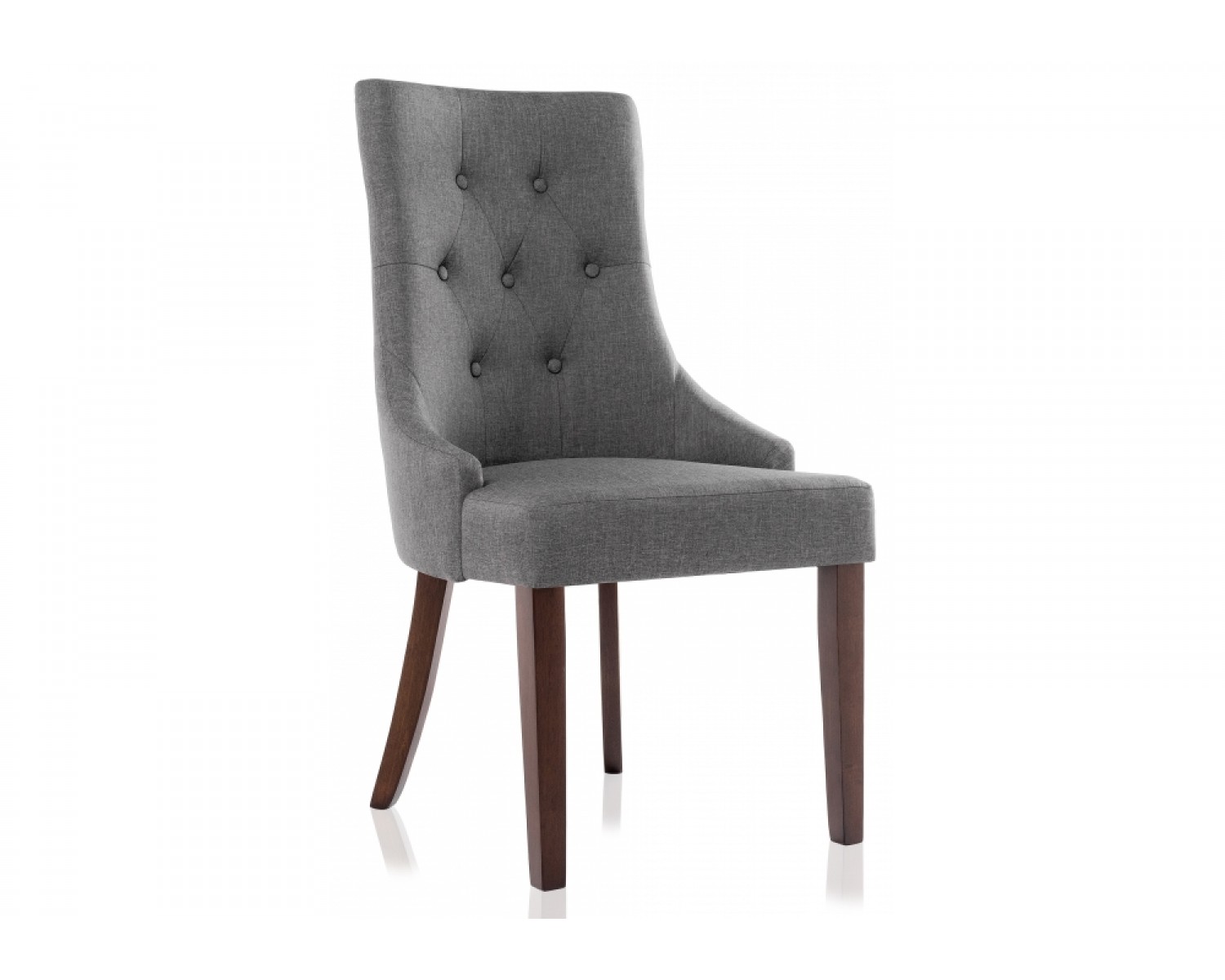 Стул Elegance dark walnut / fabric grey