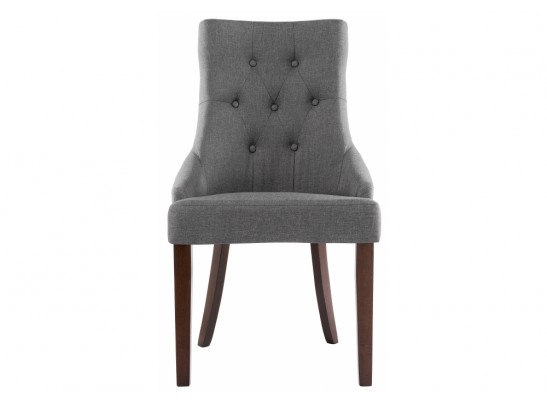 Стул Elegance dark walnut / fabric grey