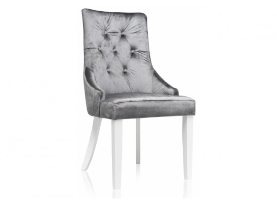 Стул Elegance white / fabric grey