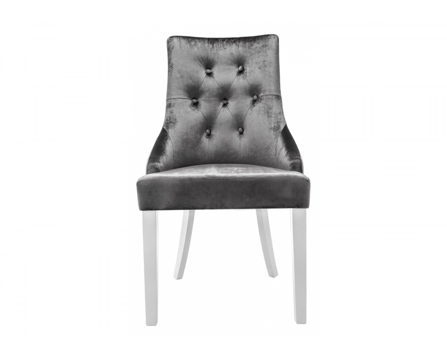 Стул Elegance white / fabric grey