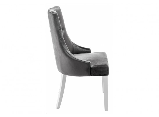 Стул Elegance white / fabric grey