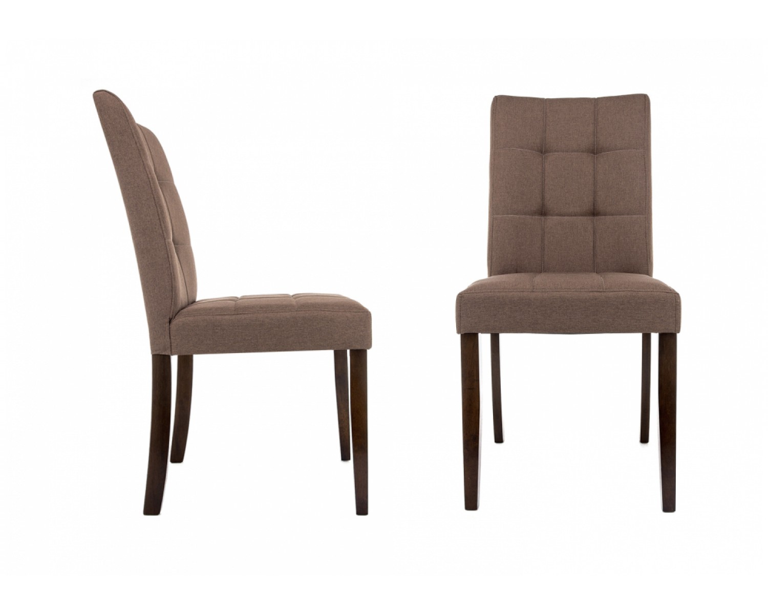 Стул Madina dark walnut / fabric brown