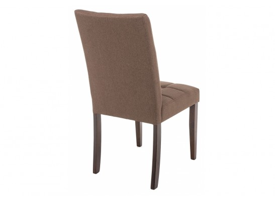 Стул Madina dark walnut / fabric brown