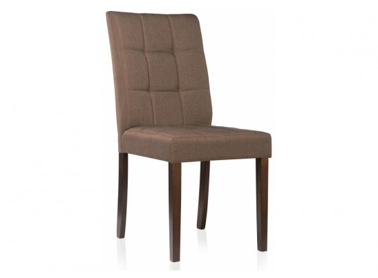 Стул Madina dark walnut / fabric brown
