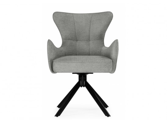 Стул на металлокаркасе Atlanta gray / black крутящийся