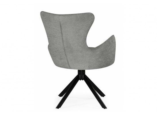 Стул на металлокаркасе Atlanta gray / black крутящийся
