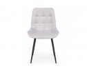 Стул на металлокаркасе Челси К светло-серый (zd 960) / черный