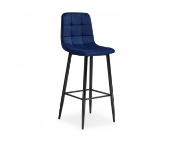 Барный стул Chio dark blue / black