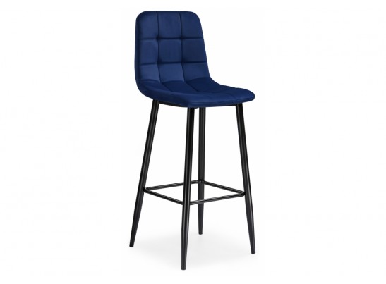Барный стул Chio dark blue / black