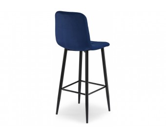 Барный стул Chio dark blue / black