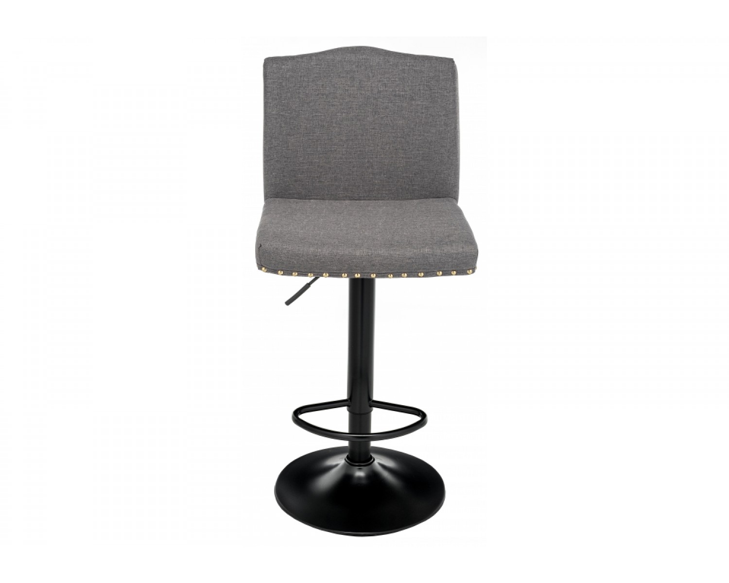 Барный стул Crown grey fabric