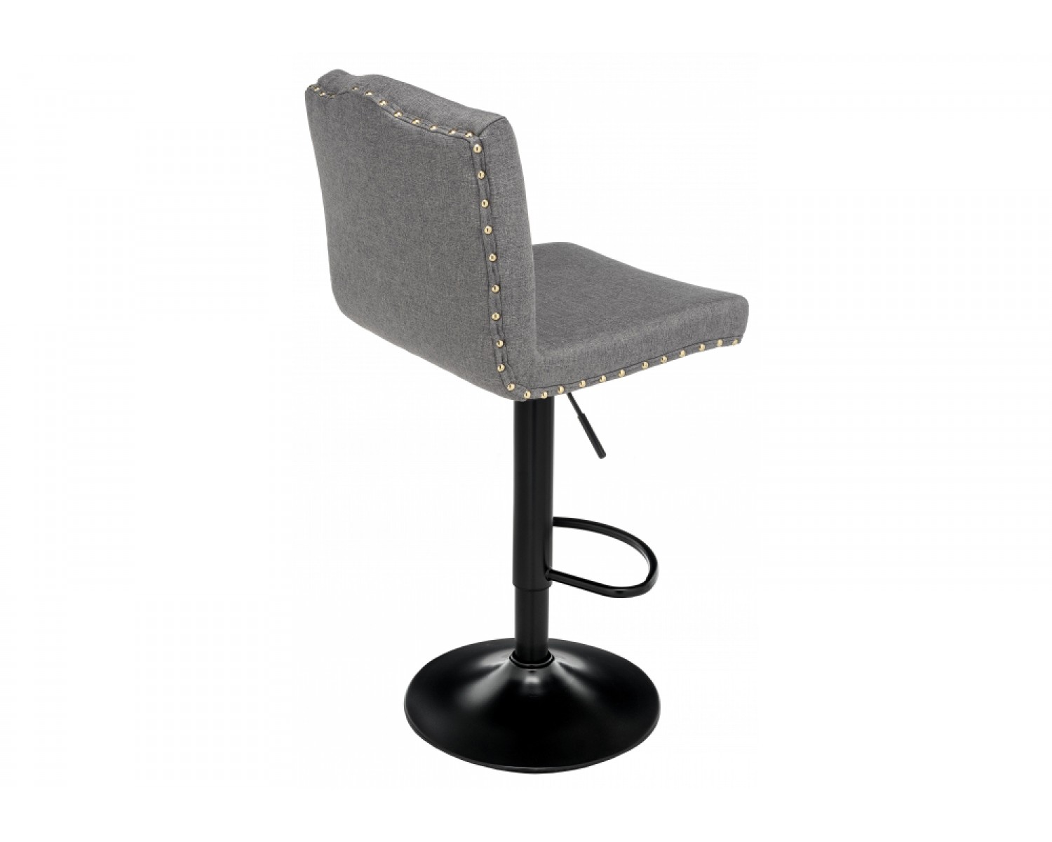 Барный стул Crown grey fabric