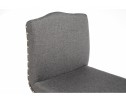 Барный стул Crown grey fabric