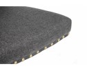 Барный стул Crown grey fabric