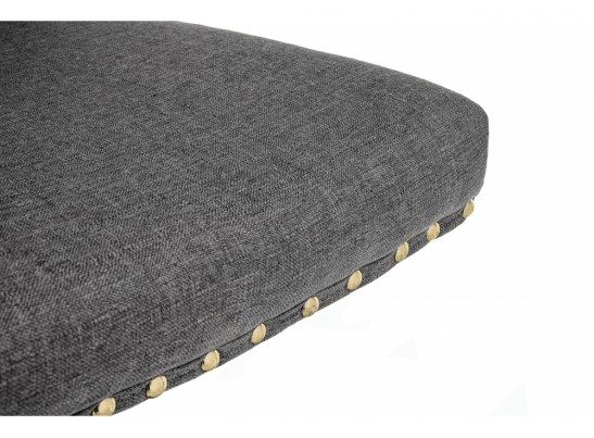 Барный стул Crown grey fabric