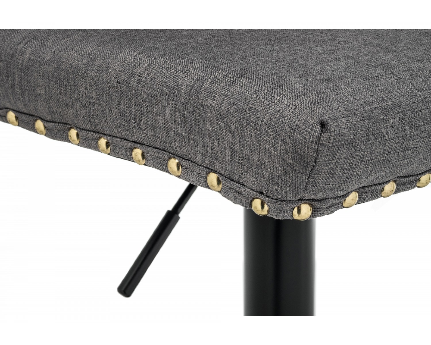 Барный стул Crown grey fabric