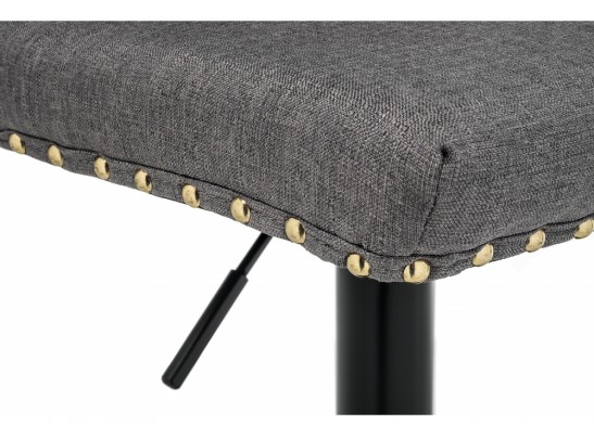 Барный стул Crown grey fabric
