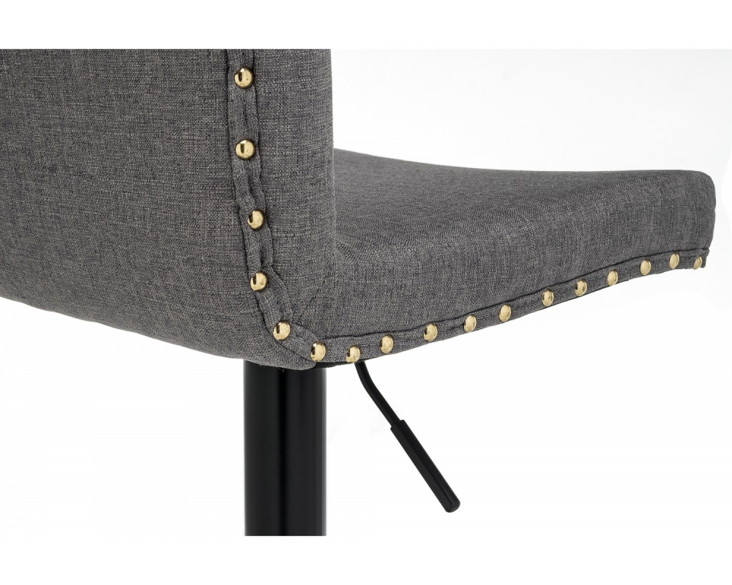 Барный стул Crown grey fabric