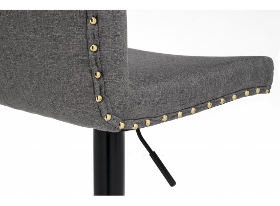 Барный стул Crown grey fabric