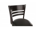 Барный стул Salon cappuccino / black