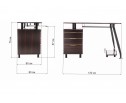 Компьютерный стол Erida 120х60х75