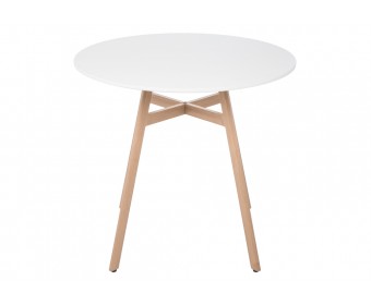 Обеденная группа Арги 80 light purple / white / wood
