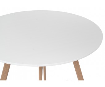 Обеденная группа Арги 80 light purple / white / wood