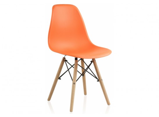 Пластиковый стул Eames PC-015 orange