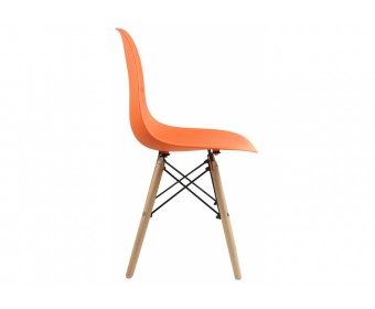 Пластиковый стул Eames PC-015 orange