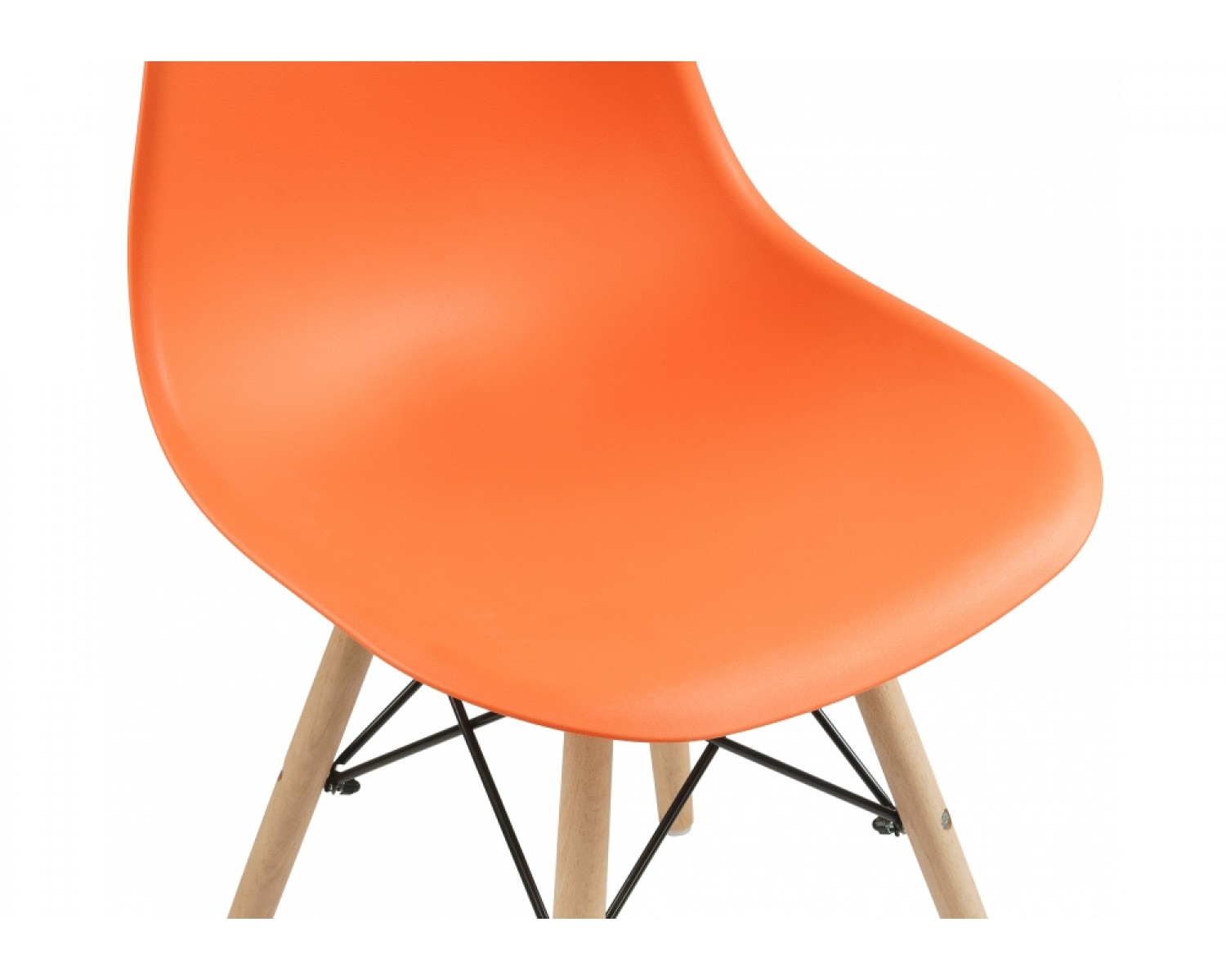 Пластиковый стул Eames PC-015 orange