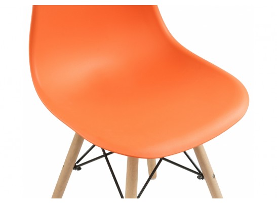 Пластиковый стул Eames PC-015 orange