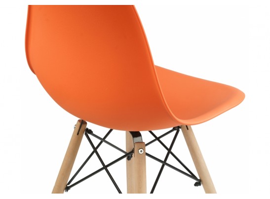 Пластиковый стул Eames PC-015 orange