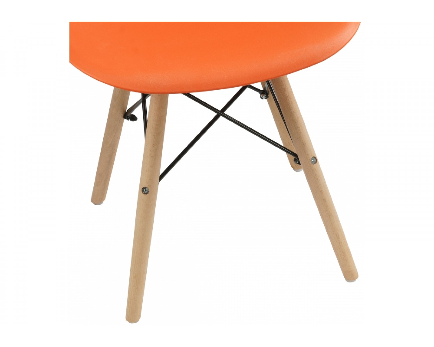 Пластиковый стул Eames PC-015 orange