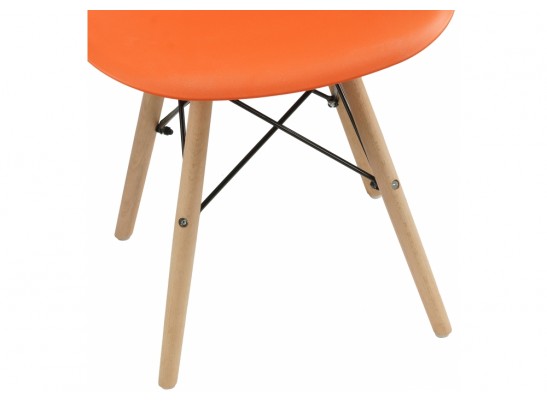 Пластиковый стул Eames PC-015 orange