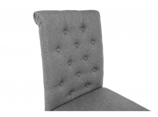 Стул Amelia dark walnut / fabric grey