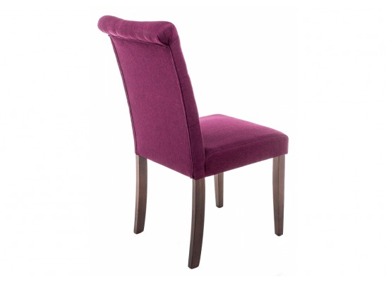 Стул Amelia dark walnut / fabric purple