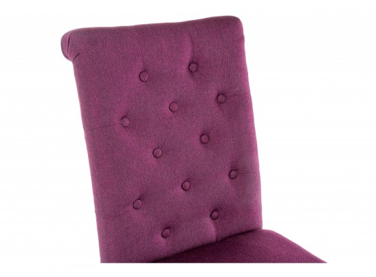 Стул Amelia dark walnut / fabric purple