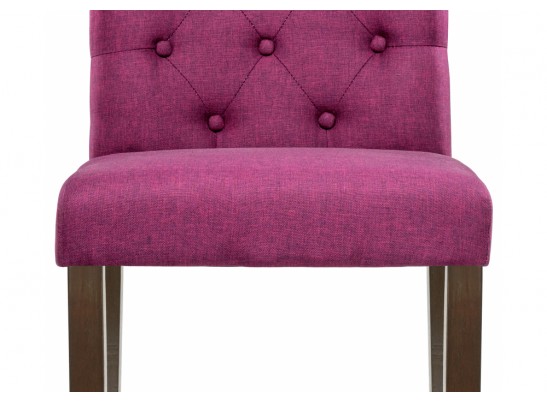 Стул Amelia dark walnut / fabric purple