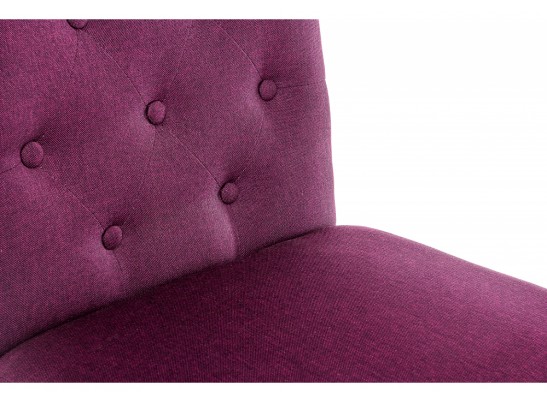 Стул Amelia dark walnut / fabric purple