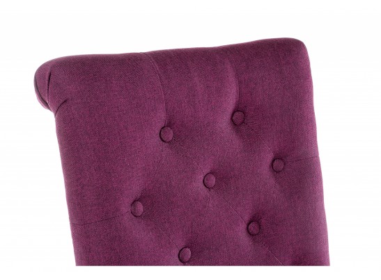 Стул Amelia dark walnut / fabric purple