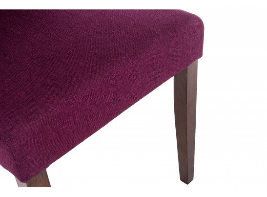 Стул Amelia dark walnut / fabric purple