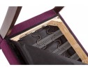 Стул Amelia dark walnut / fabric purple