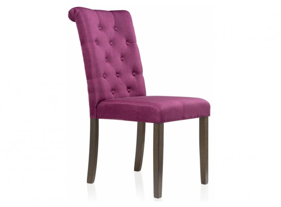 Стул Amelia dark walnut / fabric purple