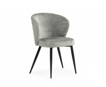 Стул на металлокаркасе Gref gray / black