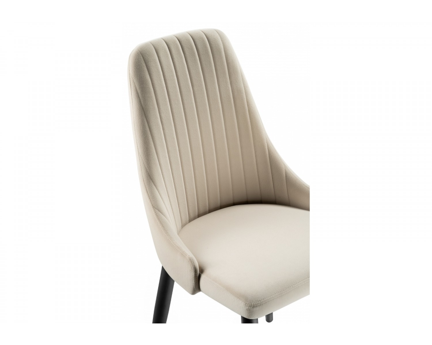 Стул на металлокаркасе Kora beige / black