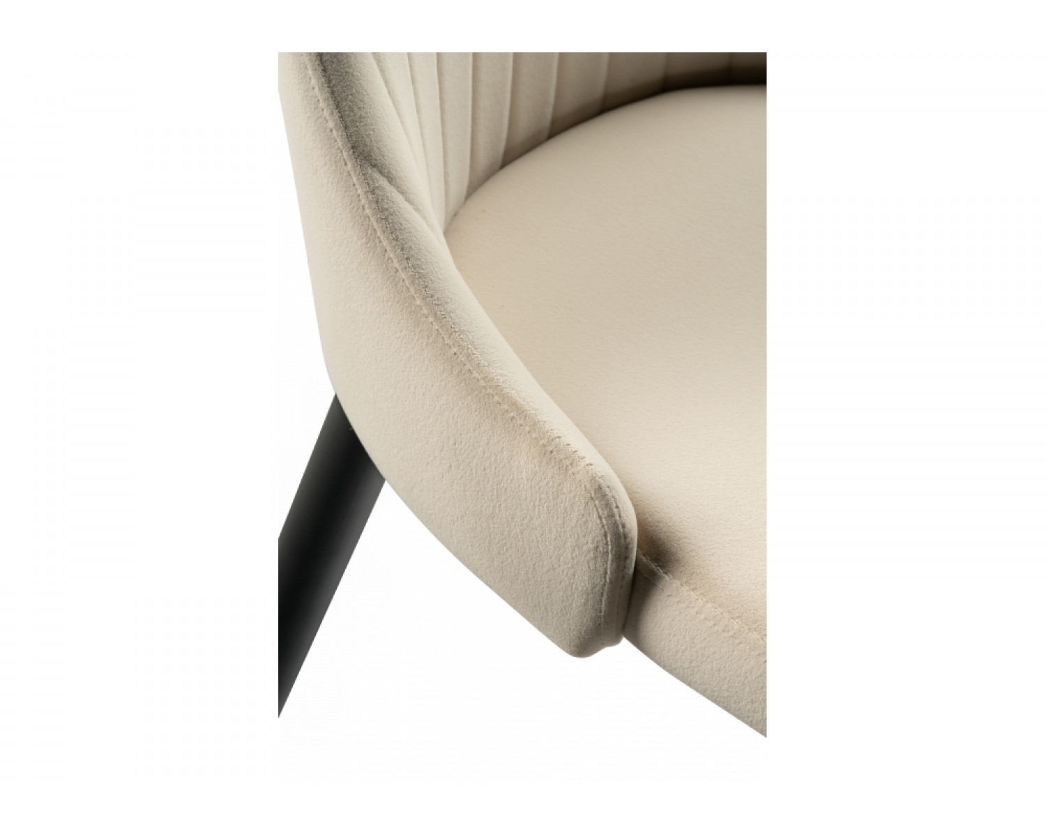 Стул на металлокаркасе Kora beige / black
